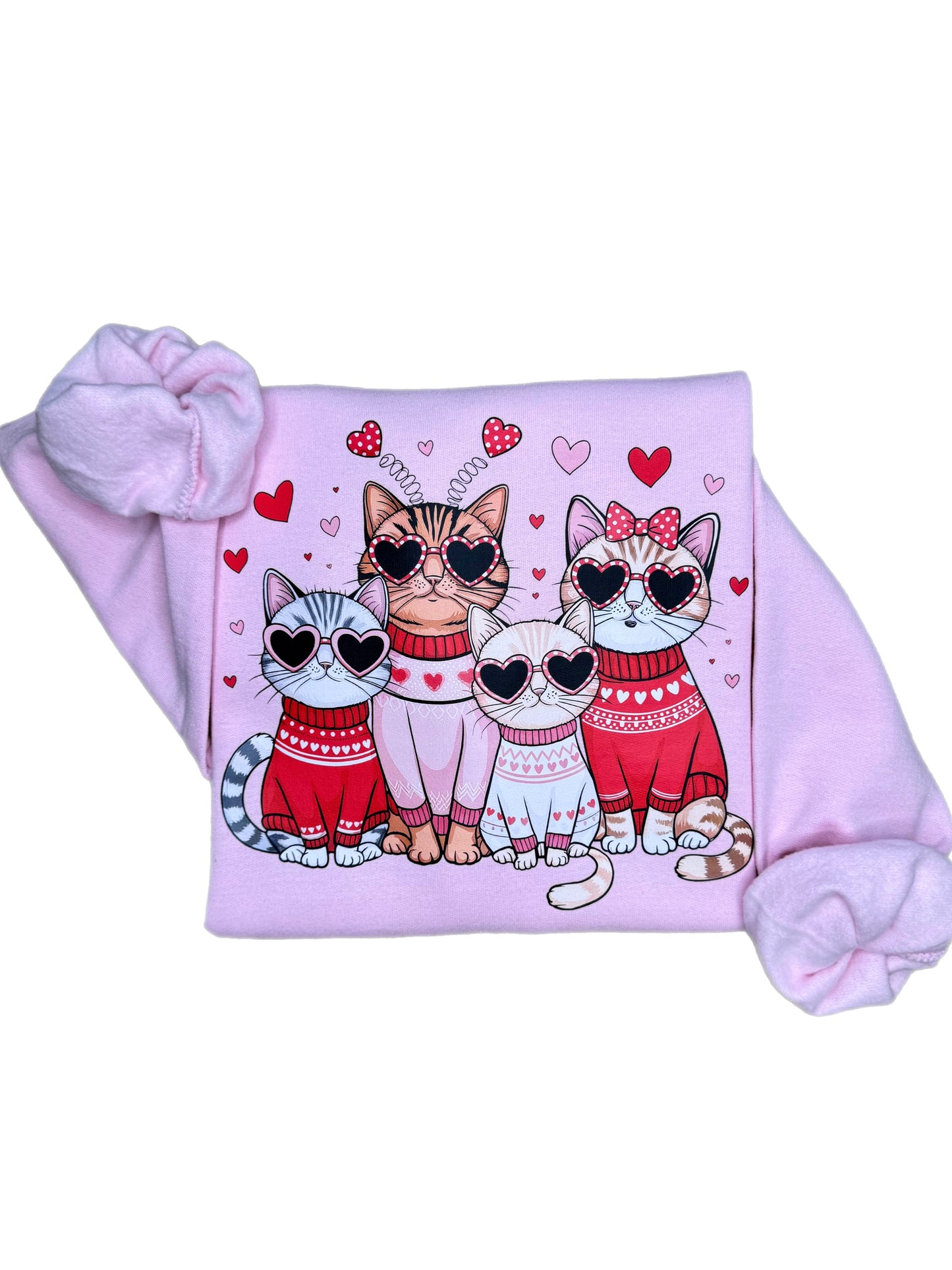 Cats Valentine's Day Sweatshirt