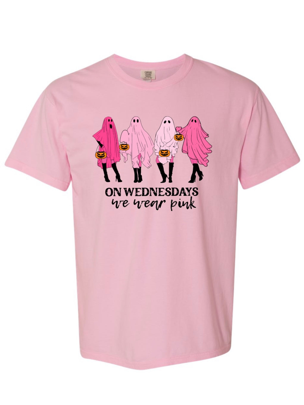 On Wednesdays We Wear Pink Halloween Tee