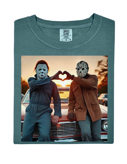 Michael and Jason Hand Hearts Tee