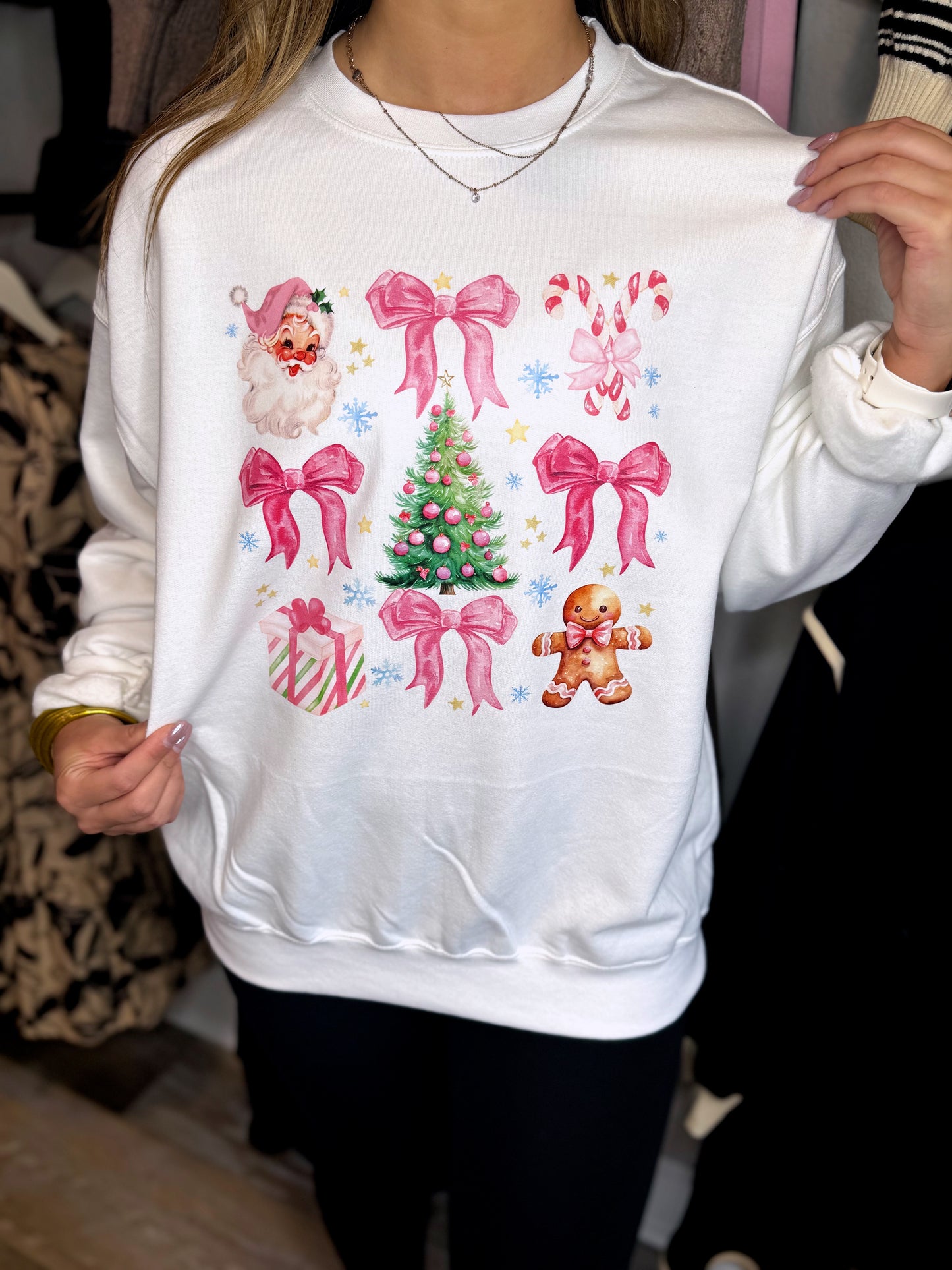 Coquette Christmas Sweatshirt