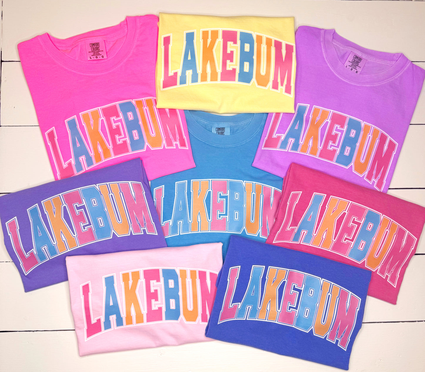Colorful Lakebum Tee