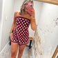 Saturday Social Romper - Maroon