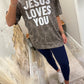 Mossy Oak Jesus Loves You Tee