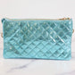 Claire Wristlet/Crossbody - Aqua