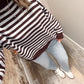 Sweet Seasons Sweater - Blue/Brown
