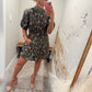 Cocoa Bloom Mini Dress