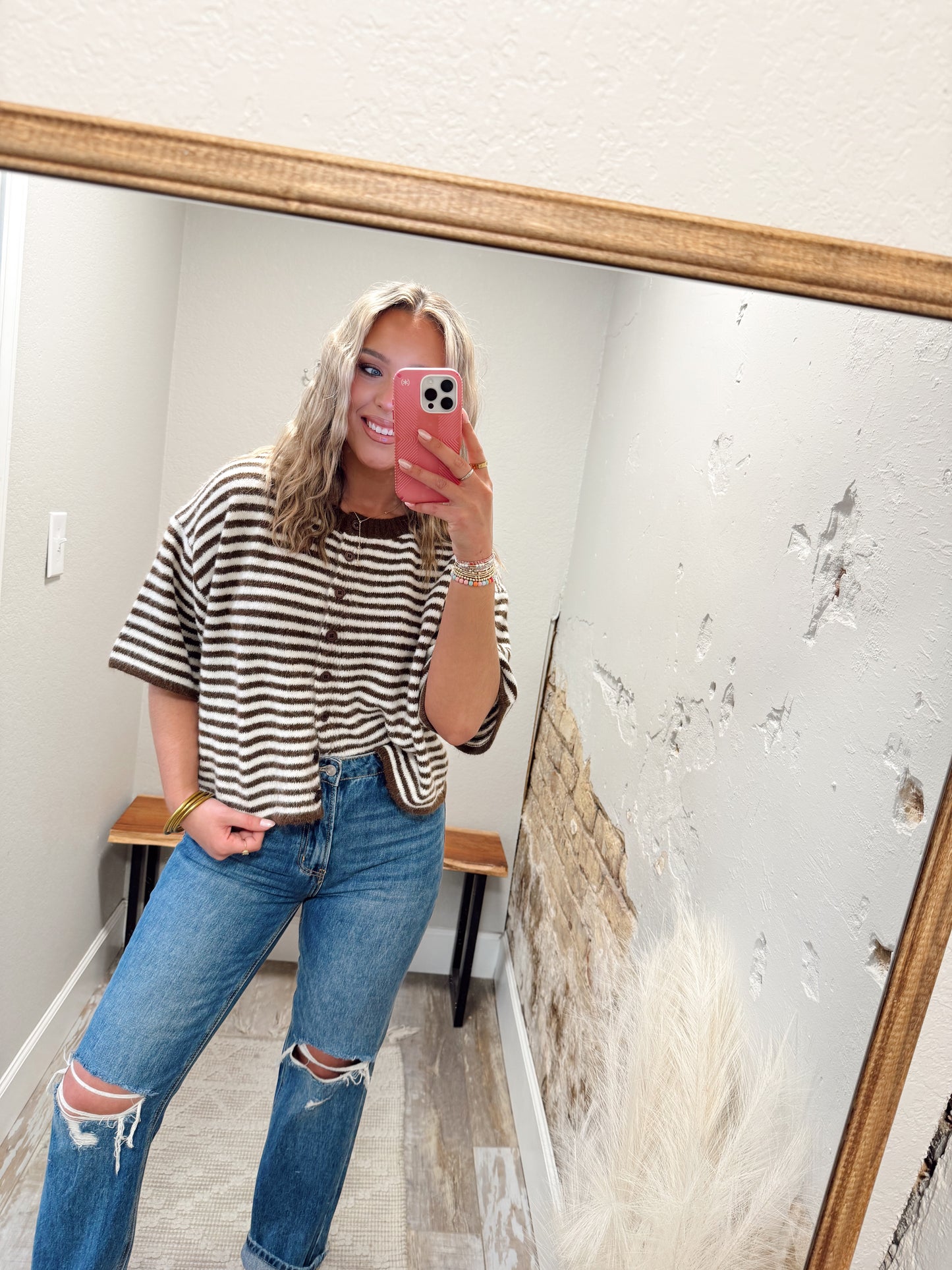 Sweet Spring Cardigan - Brown