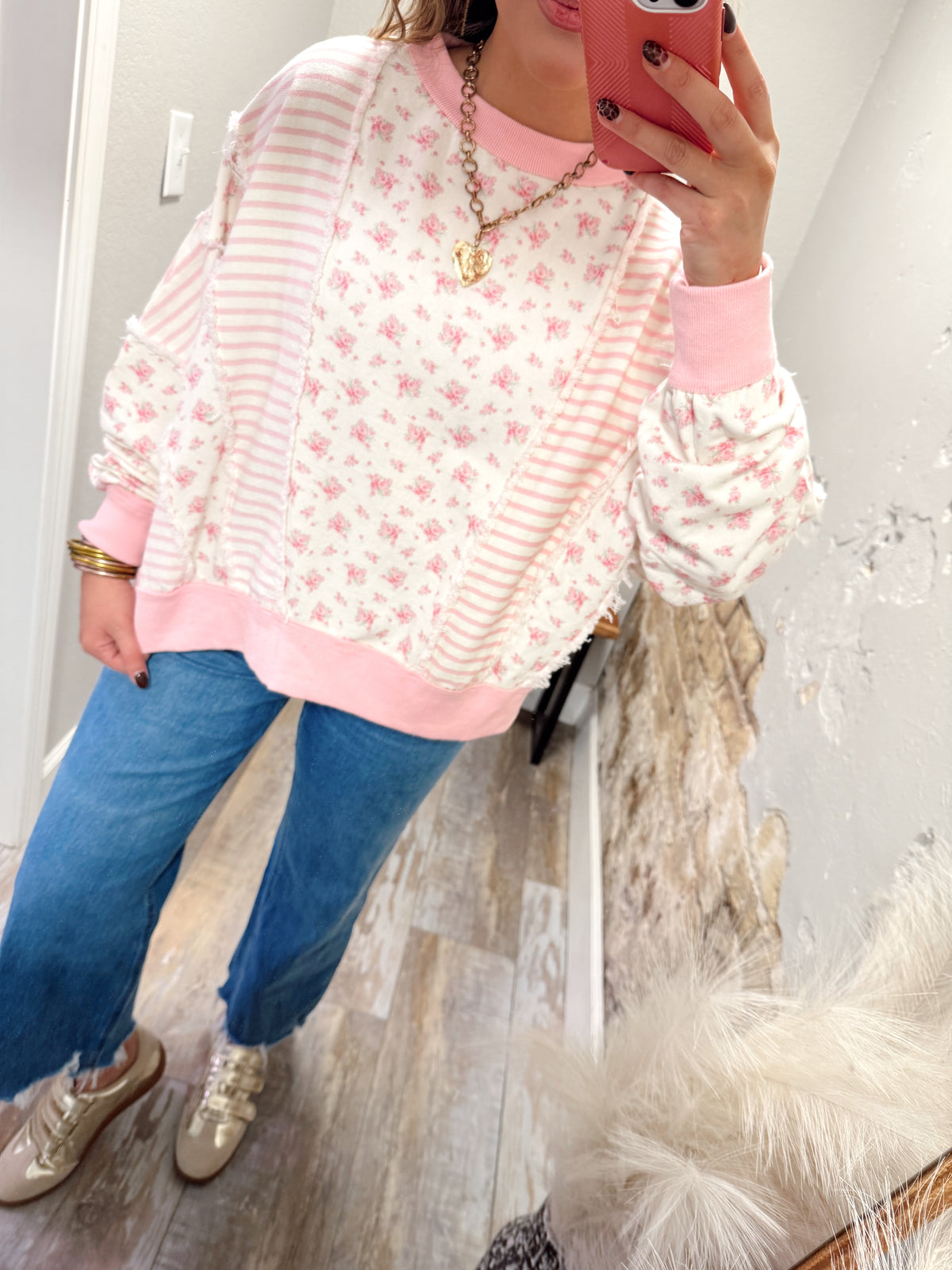 Easy Days Pullover - Pink