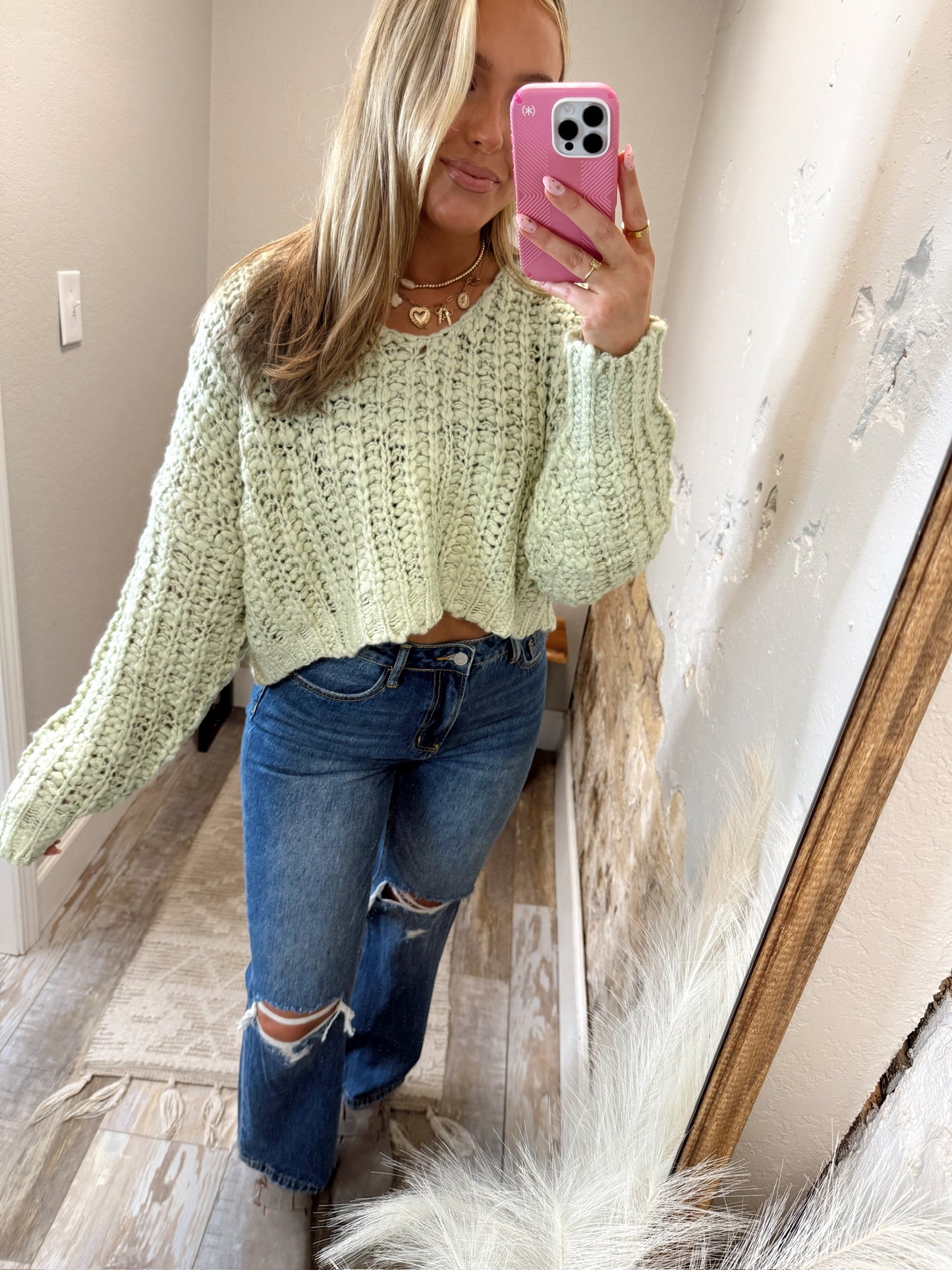 Soft Season Sweater - Sage