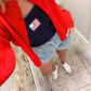 American Babe Tank - Navy
