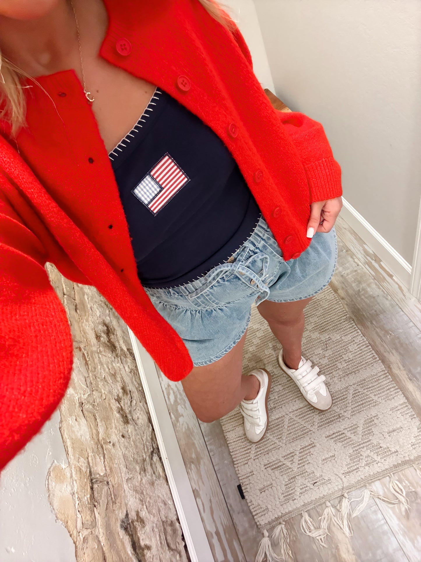 American Babe Tank - Navy