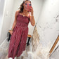 Southern Saturdays Midi - Maroon