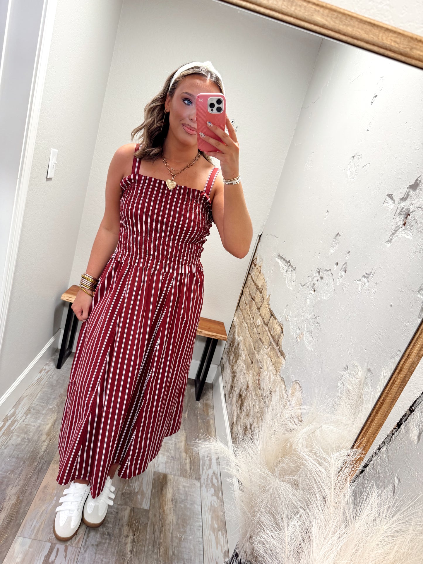 Southern Saturdays Midi - Maroon
