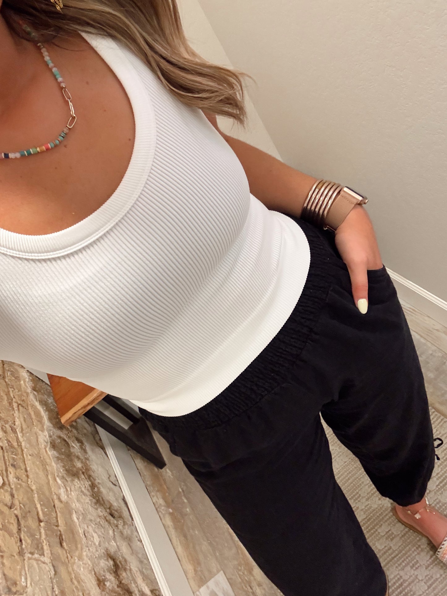 It Girl Tank - White