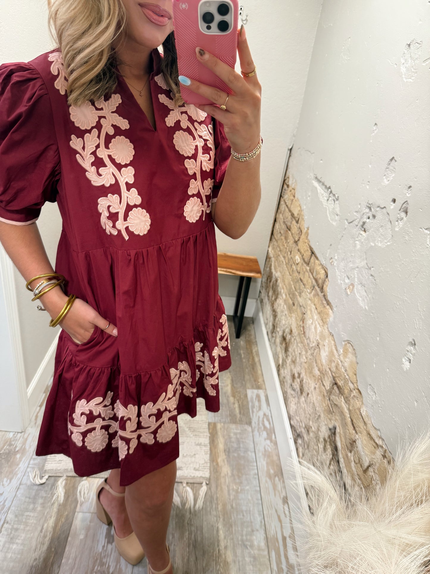 Autumn Ivy Mini Dress