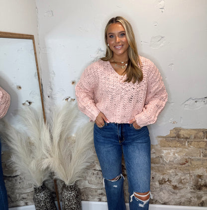 Soft Season Sweater - Pink