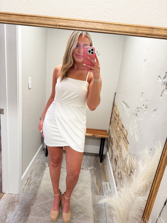 Cheers To That Dress - White