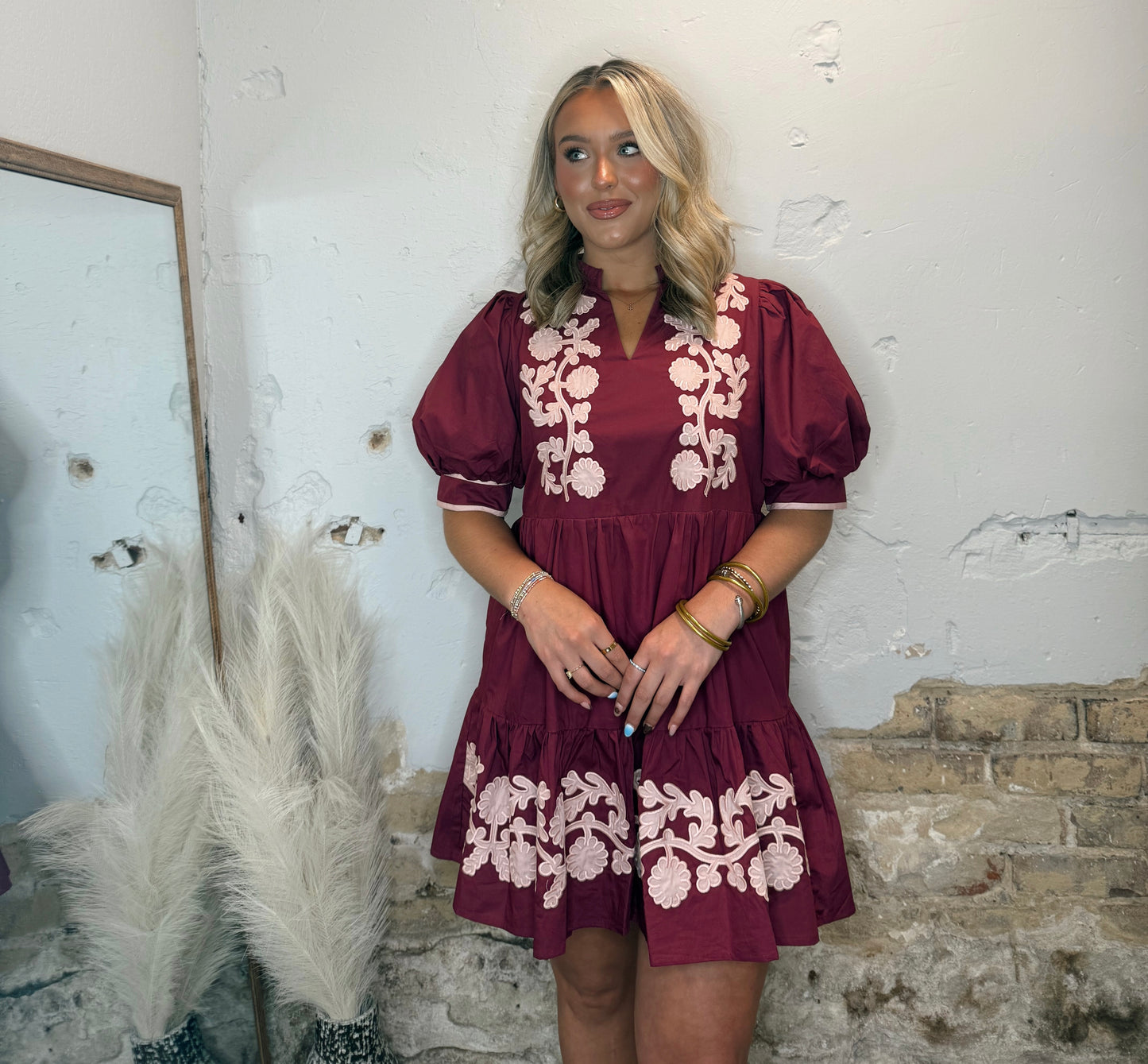 Autumn Ivy Mini Dress