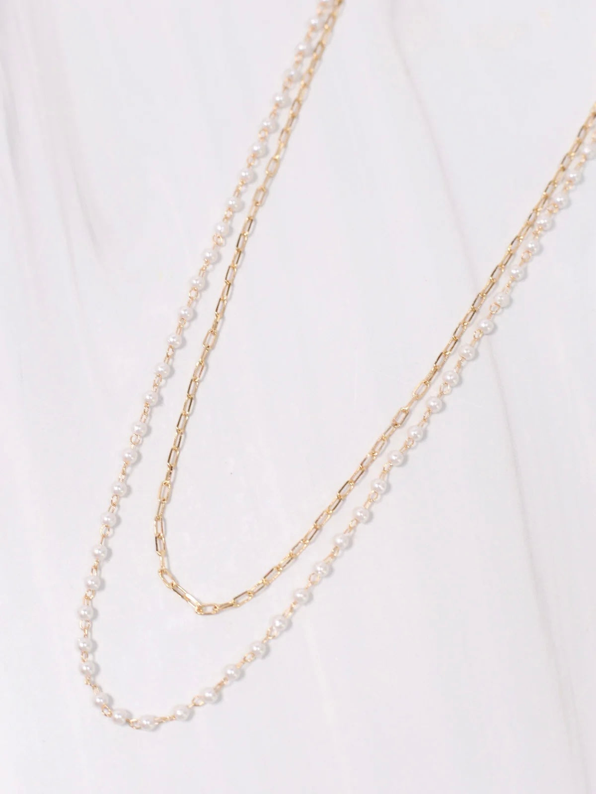 Grace Layered Pearl Necklace