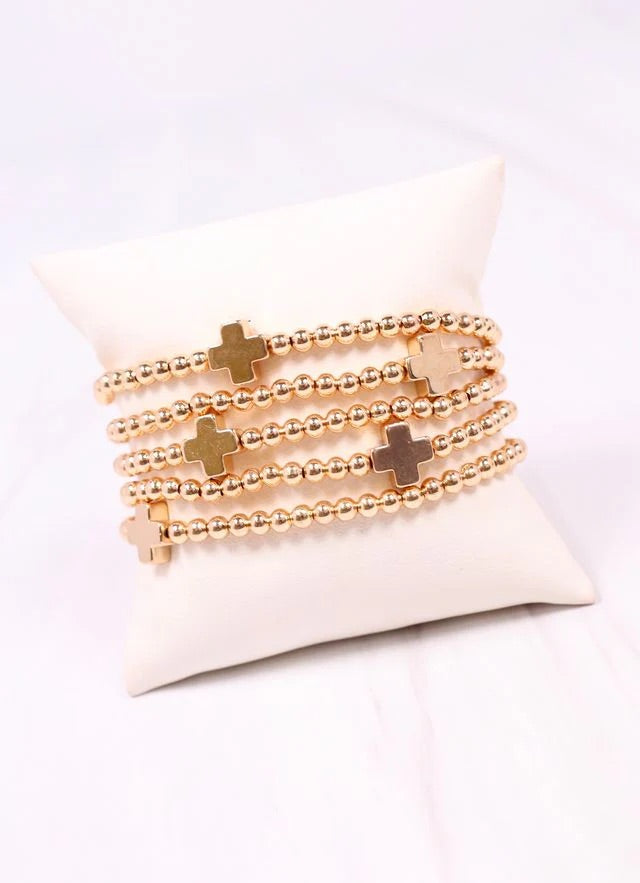 Ollie Cross Bracelet Set