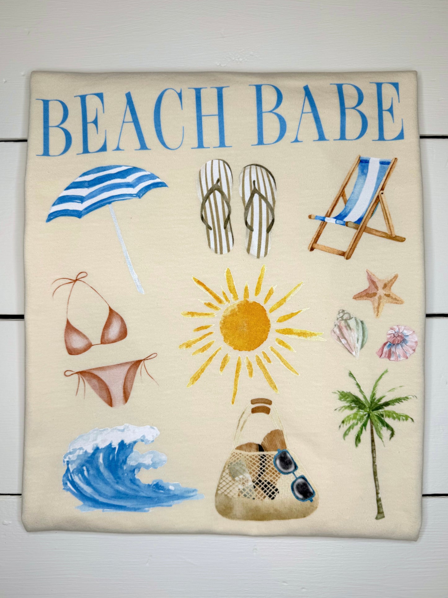 Beach Babe Collage Tee