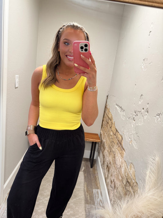 It Girl Tank - Yellow