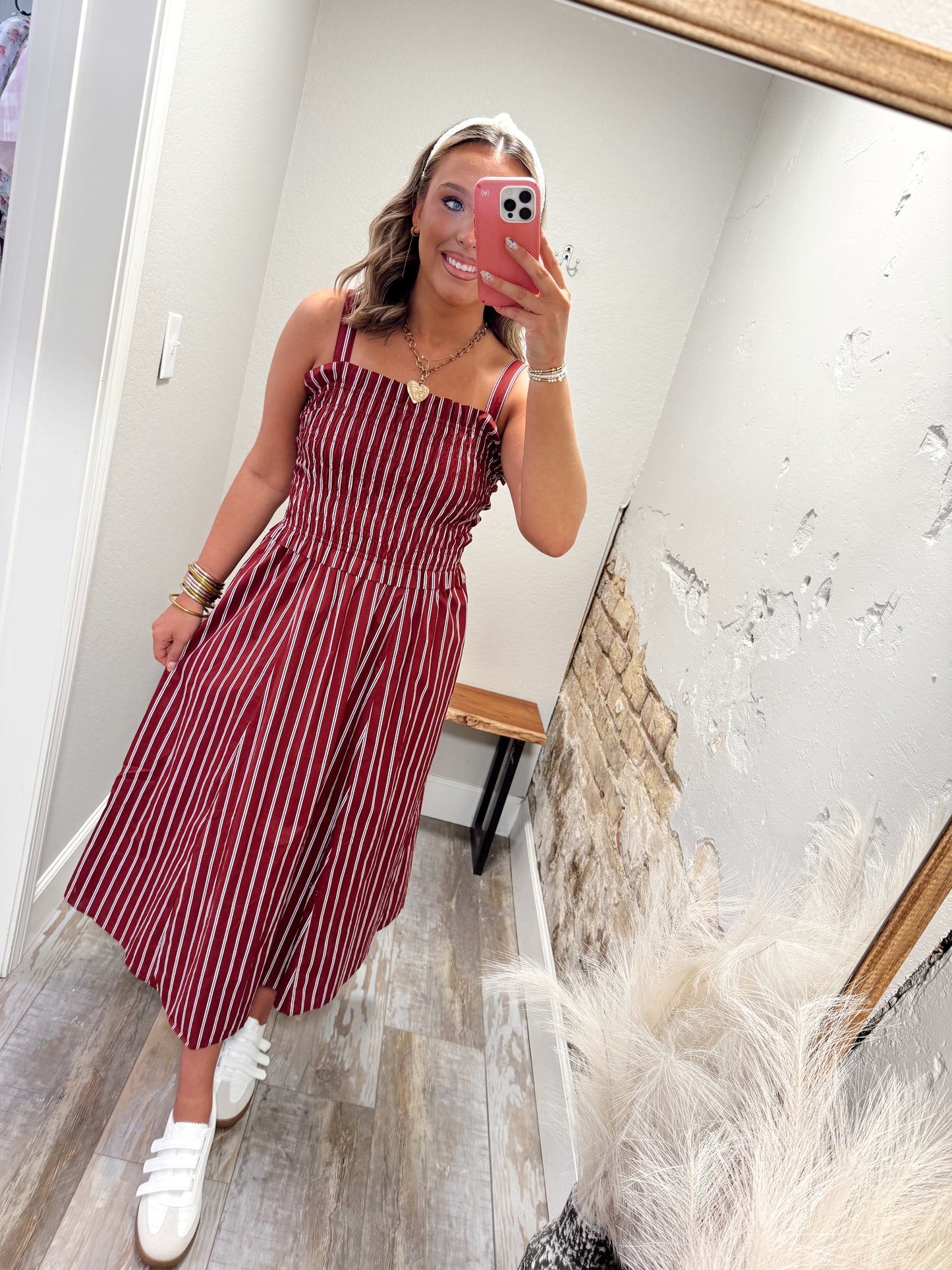 Southern Saturdays Midi - Maroon