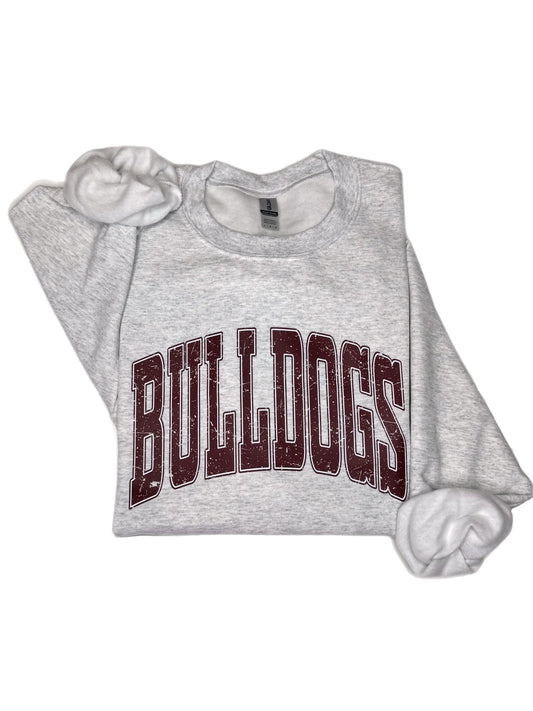 Distressed Bulldogs Sweatshirt