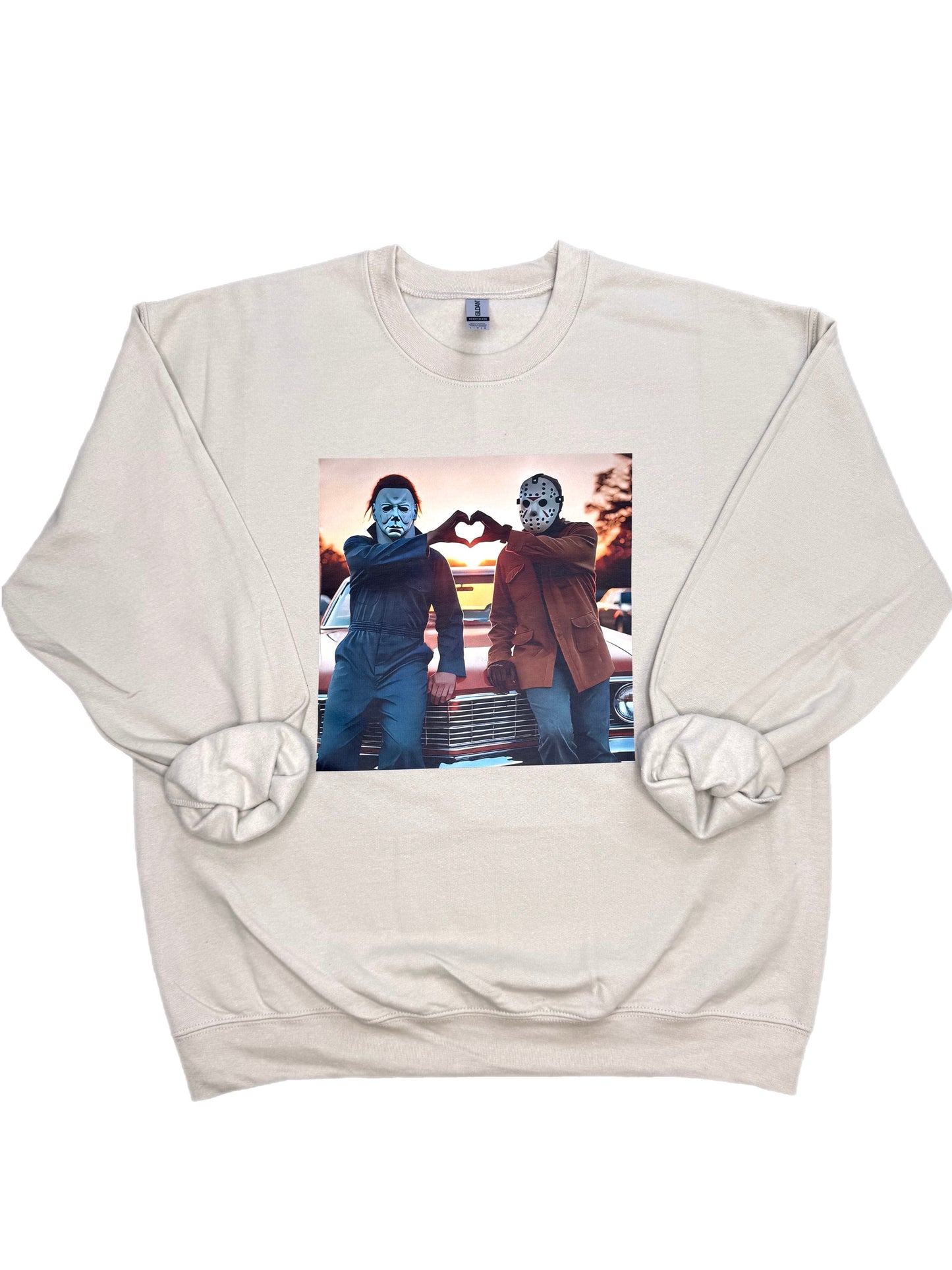 Michael and Jason Heart Sweatshirt