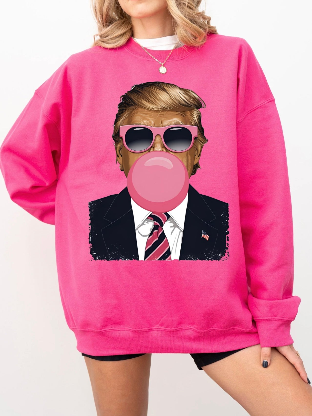 Bubblegum Trump Sweatshirt