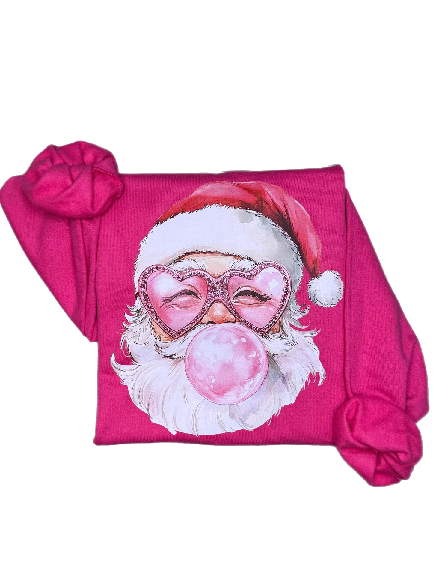 Bubblegum Santa Sweatshirt