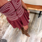 Maroon Muse Dress
