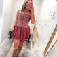 Maroon Muse Dress