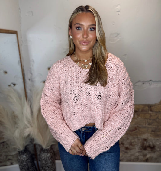 Soft Season Sweater - Pink