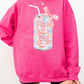 Floral Coke Zero Soda Can Sweatshirt