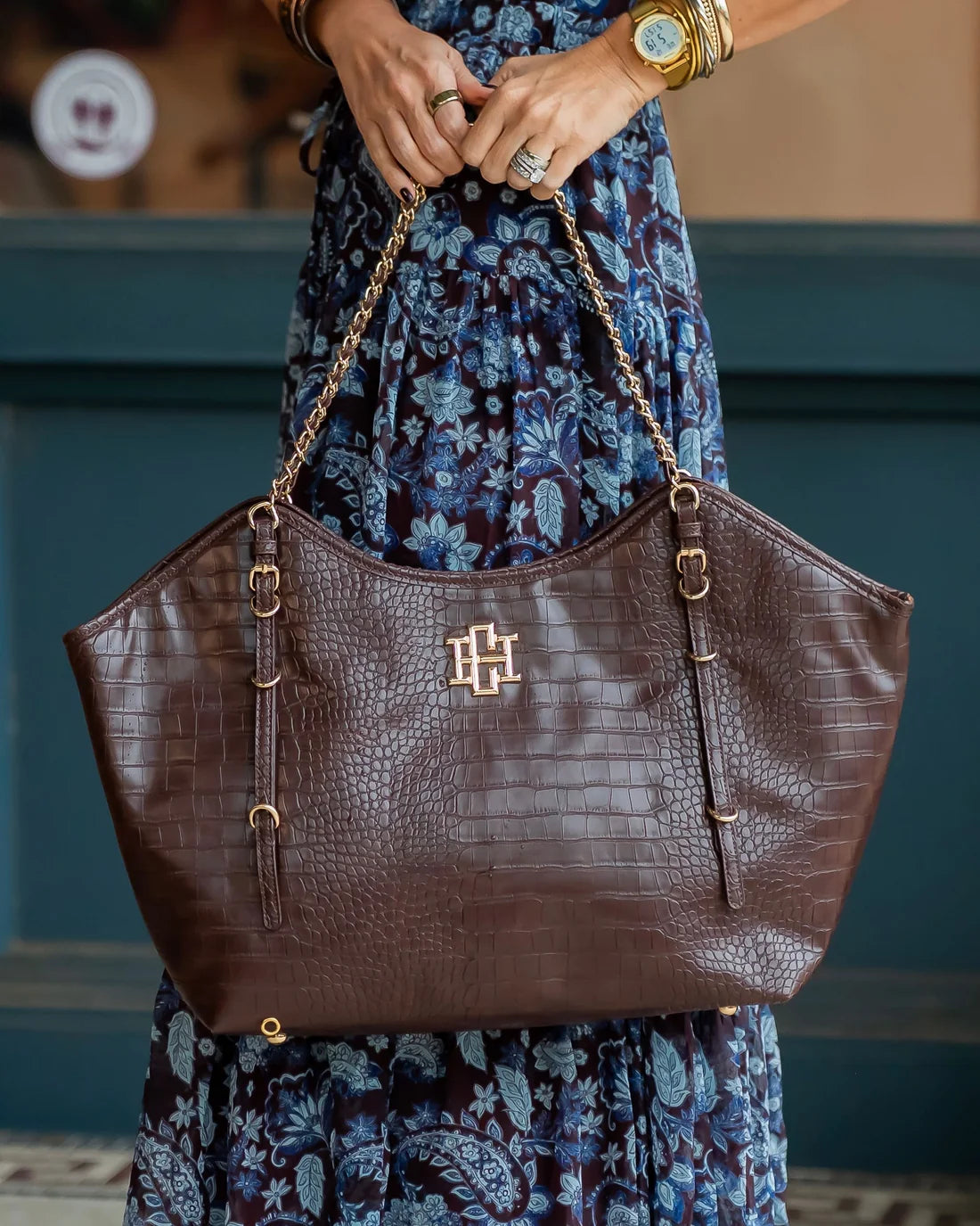 Harlow Tote - Chocolate
