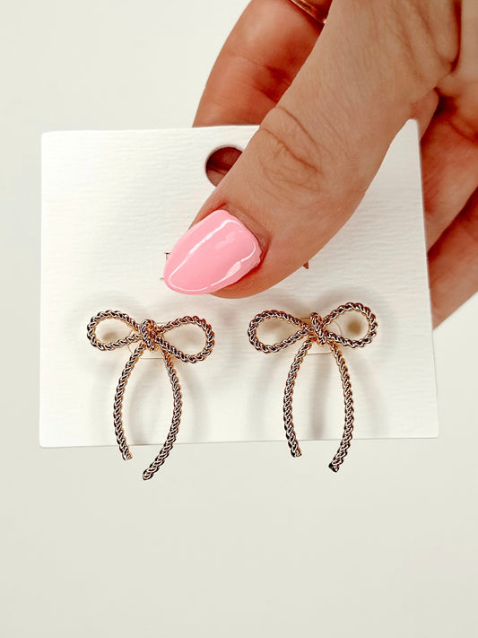 Rope Bow Earrings