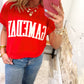 Cozy Gameday Sweater - Red