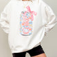 Floral Diet Coke Soda Can Sweatshirt