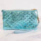 Claire Wristlet/Crossbody - Aqua