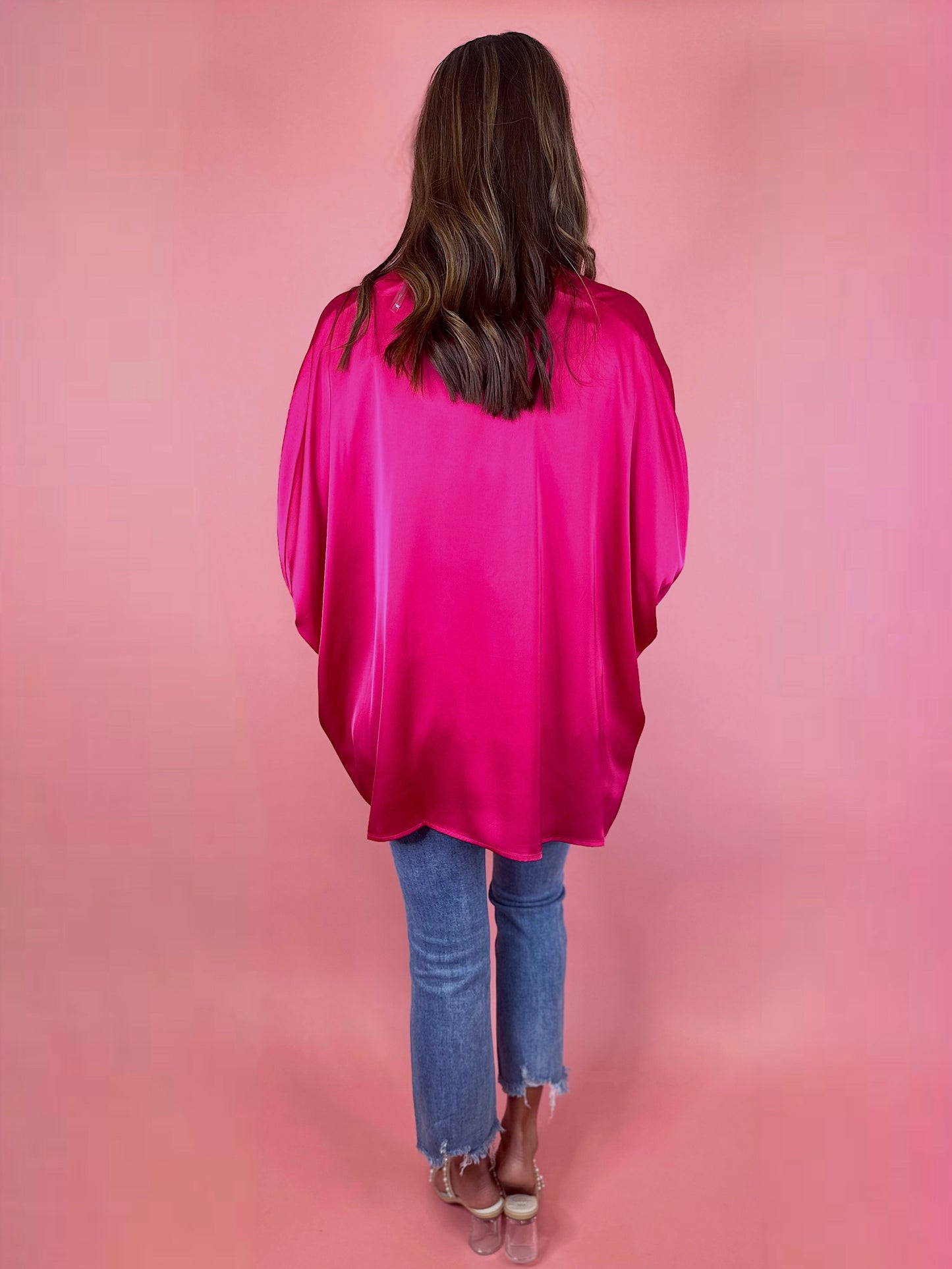 Business Babe Top - Fuchsia