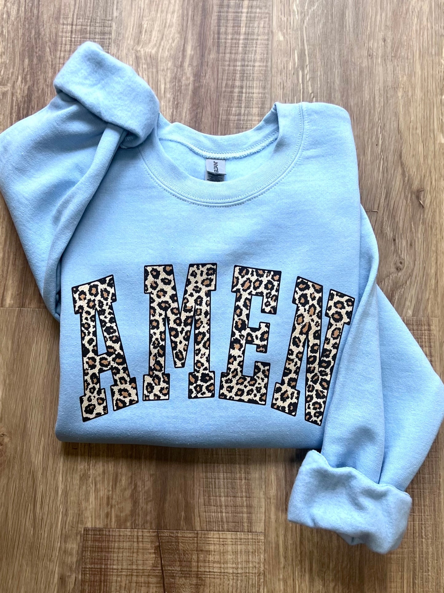 Leopard Amen Sweatshirt