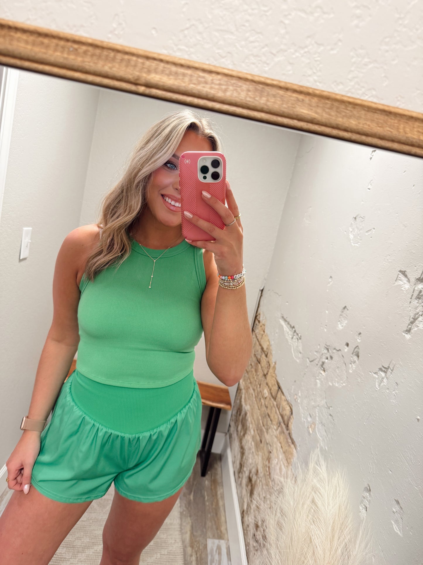 Seamless Muscle Tank - Green