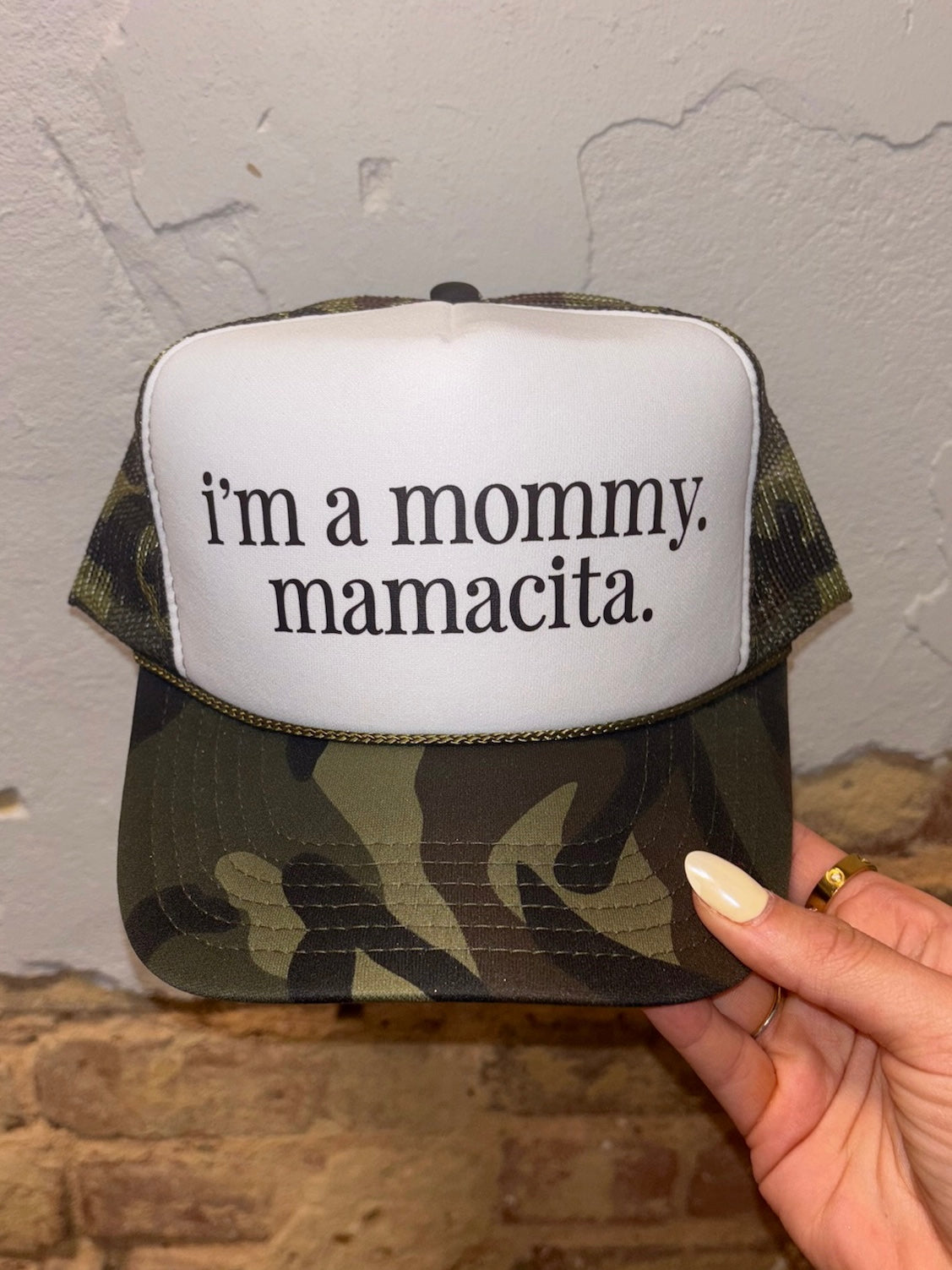 I'm A Mommy Trucker Hat