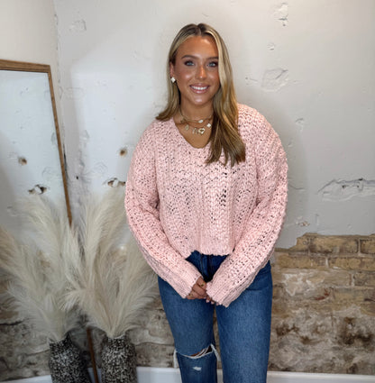 Soft Season Sweater - Pink