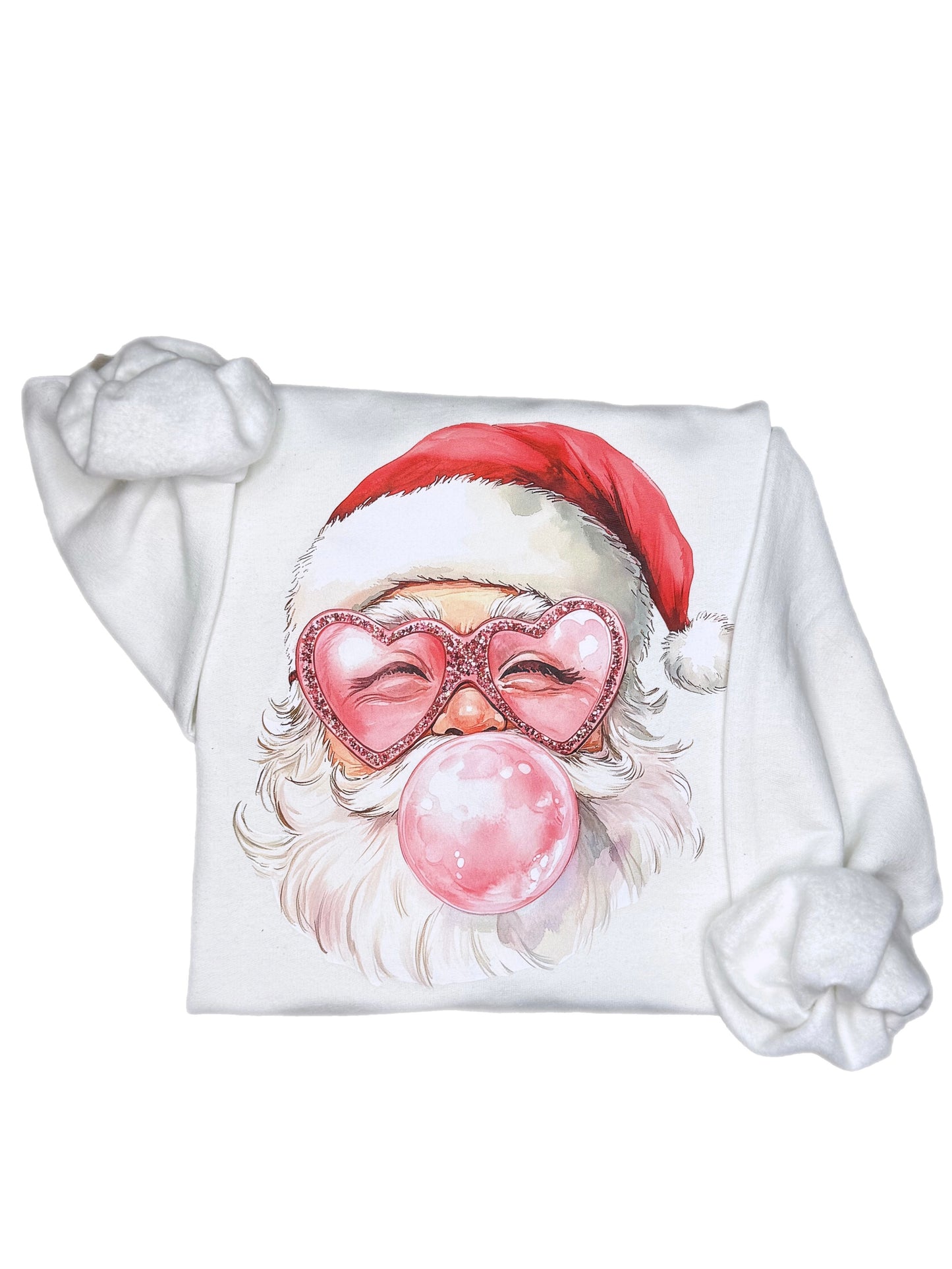 Bubblegum Santa Sweatshirt