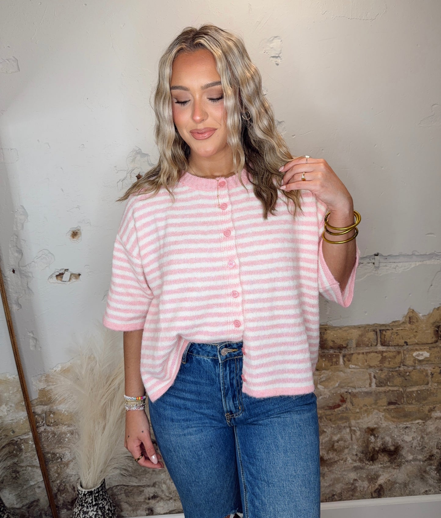 Sweet Spring Cardigan - Pink