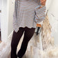 Daydream Strip Top - Blue/Brown