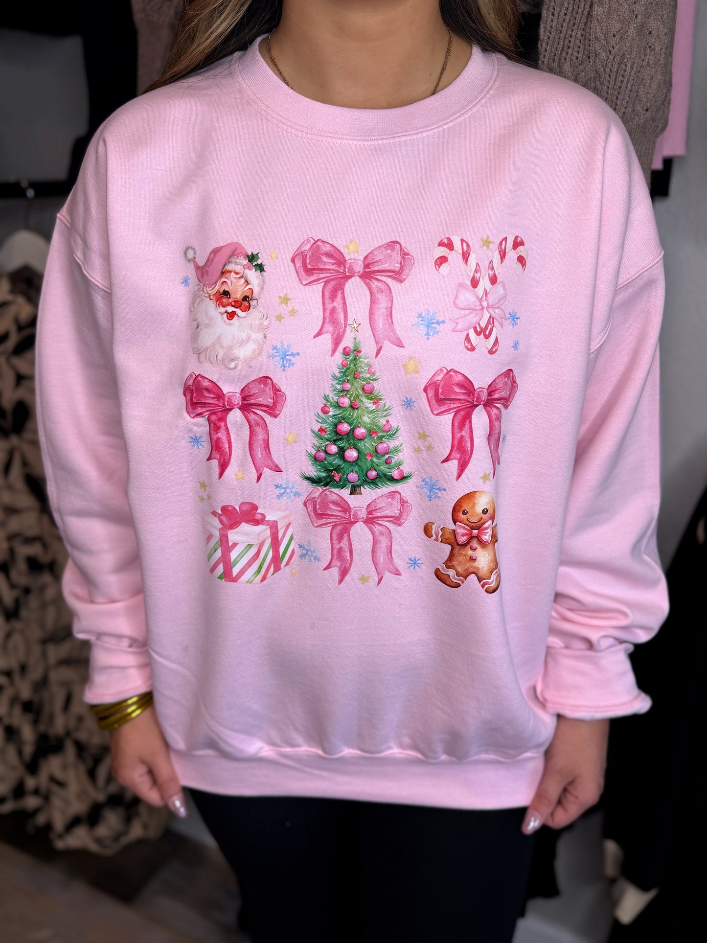 Coquette Christmas Sweatshirt