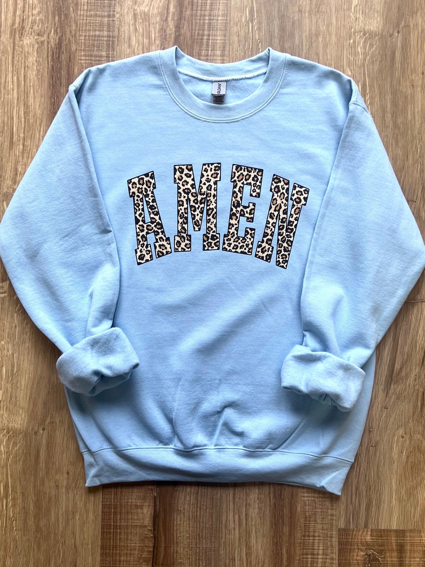 Leopard Amen Sweatshirt